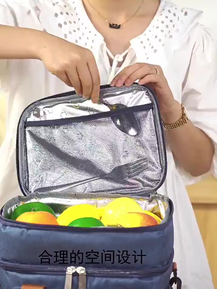 Bolsa Térmica Tipo Lancheira Mochila com Grande Capacidade Viagens Piquenique(Dois modelos)