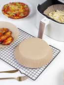 Forma Descartável Papel Airfryer Antiaderente Para Cozinha