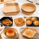 Forma Descartável Papel Airfryer Antiaderente Para Cozinha